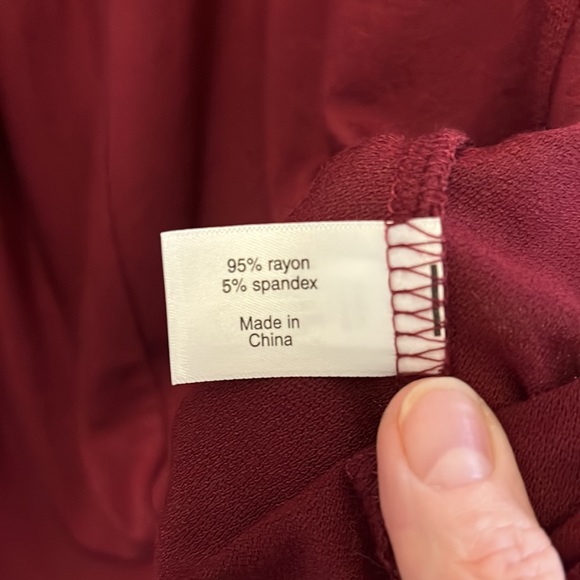 Lane Bryant pleated v-neck blouse size 22/24 - Picture 4 of 5